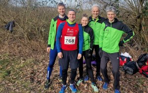 Die Läufer des Sportvereins Reichenau nach dem Crosslauf am 24.02.2025 in Radolfzell.